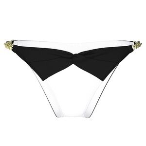 Victoria’s Secret Black and White Bikini BOTTOM